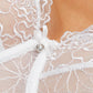 Gorteks Pamela White Sheer Mesh Balconette Bra SALE-2