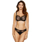 Gorteks Pamela Black Semi Sheer Bikini Panty-2