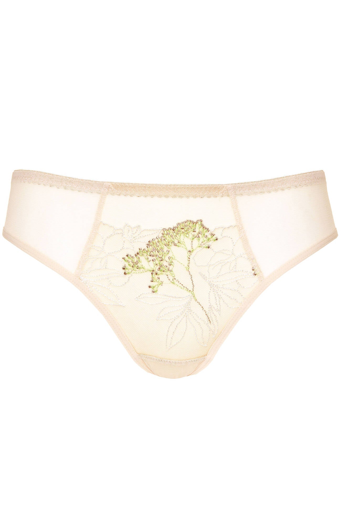 Gorteks Soleil Sheer Mesh Embroidered Bikini Panty-4