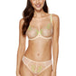 Gorteks Soleil Sheer Mesh Embroidered Brazilian Thong-2