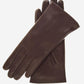 ER4003 (brown) - Women's Italian Rabbit Fur Gloves