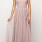 Ladivine ET320 Illusion V-Neck and Back Long Formal Dress Sleeveless