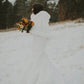Ivory White Fur Cape (Juliet Wht01)