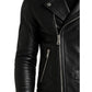 Ezra Black Leather Jacket - Men Leather Jacket Black