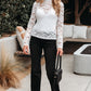 Alani Lace Crochet Bell Sleeve Blouse - Farnelli