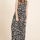 BOMBOM Leopard Maxi Dress with Pockets - Farnelli