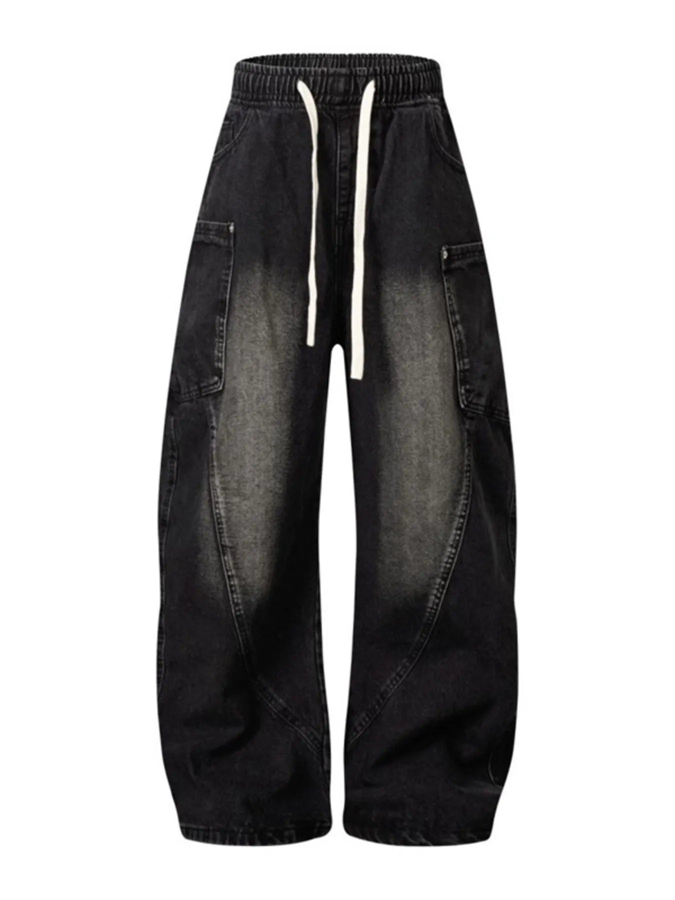 Men's Drawstring Cargo Jeans - Farnelli