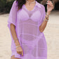 Hollow Out Collared Neck Cover-Up - Farnelli
