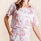 BiBi Tie Dye Print Terry Shorts With Side Pockets - Farnelli