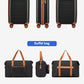 HouseOfZazla 5-piece polypropylene hardside luggage set with spinner wheels