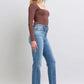 Judy Blue Full Size Run Vintage Wash Thermal Straight Jeans - Farnelli