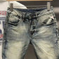 Men's Washed Denim Shorts - Farnelli