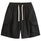 Men's Plus Size Drawstring Loose Fit Cargo Shorts - Farnelli