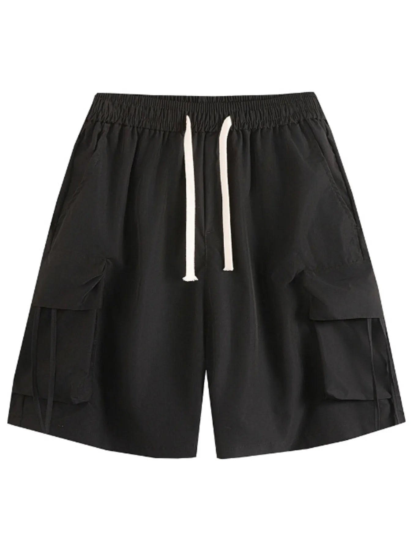 Men's Plus Size Drawstring Loose Fit Cargo Shorts - Farnelli