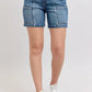 Judy Blue Full Size High Rise Denim Shorts Plus Size - Farnelli
