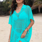 Hollow Out Collared Neck Cover-Up - Farnelli