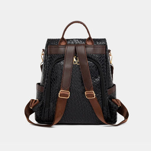 PU Leather Backpack Bag - Farnelli