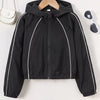 Children's Zip Up Long Sleeve Jacket - Black