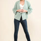 And The Why Stretch Non-Wrinkled Basic Open-Front Blazer - Farnelli