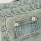 Men's Vintage Washed Wide Leg Jeans - Farnelli
