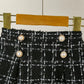 Children's Plaid Heart Top and Skirt Set - Farnelli