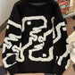 Men's Ribbed Hem Round Neck Sweater - Farnelli