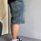 Men's Vintage Washed Distressed Denim Shorts - Farnelli