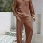 Men's Plus Size Long Sleeve Top and Pants Set - Farnelli