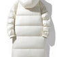 Men's Full Size Longline Hooded Down Coat Plus Size - Farnelli