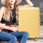 HouseOfZazla 3-piece spinner wheel luggage set with combination locks in assorted sizes