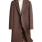 Men's Classic Button Up Longline Overcoat - Farnelli