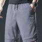 Men's Plus Size Drawstring Shorts with Pockets - Farnelli