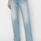 RISEN Full Size High Rise Straight Jeans Plus Size - Farnelli