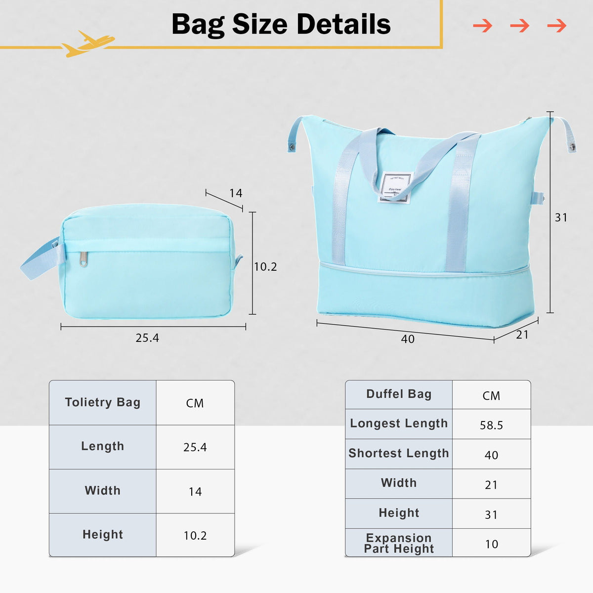 HouseOfZazla expandable 2-piece luggage set with TSA locks and spinner wheels in multiple colors