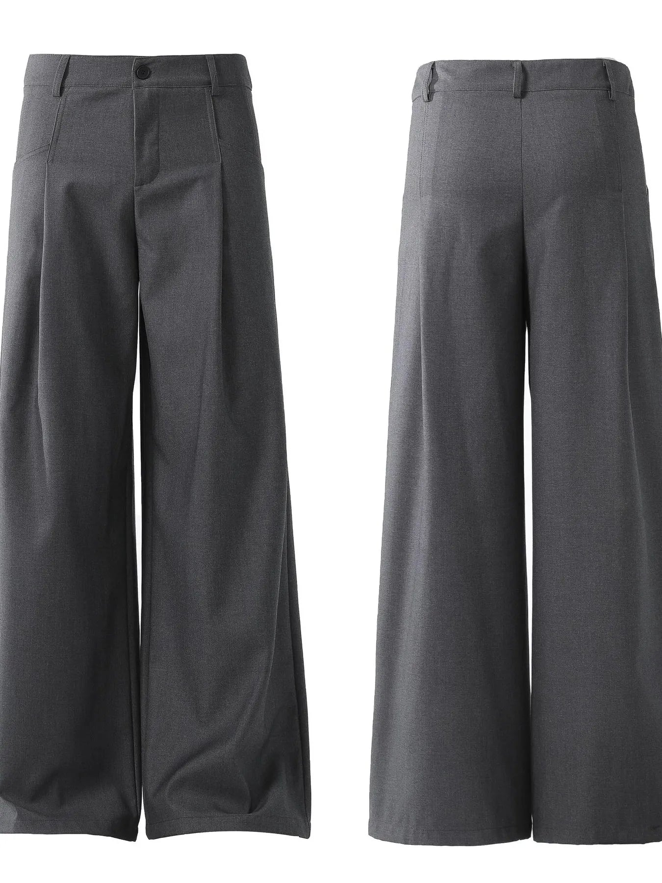Men's High Waist Wide Leg Pants - Farnelli