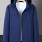 Men's Plus Size Warm Fleece Lined Hooded Winter Coat - Farnelli