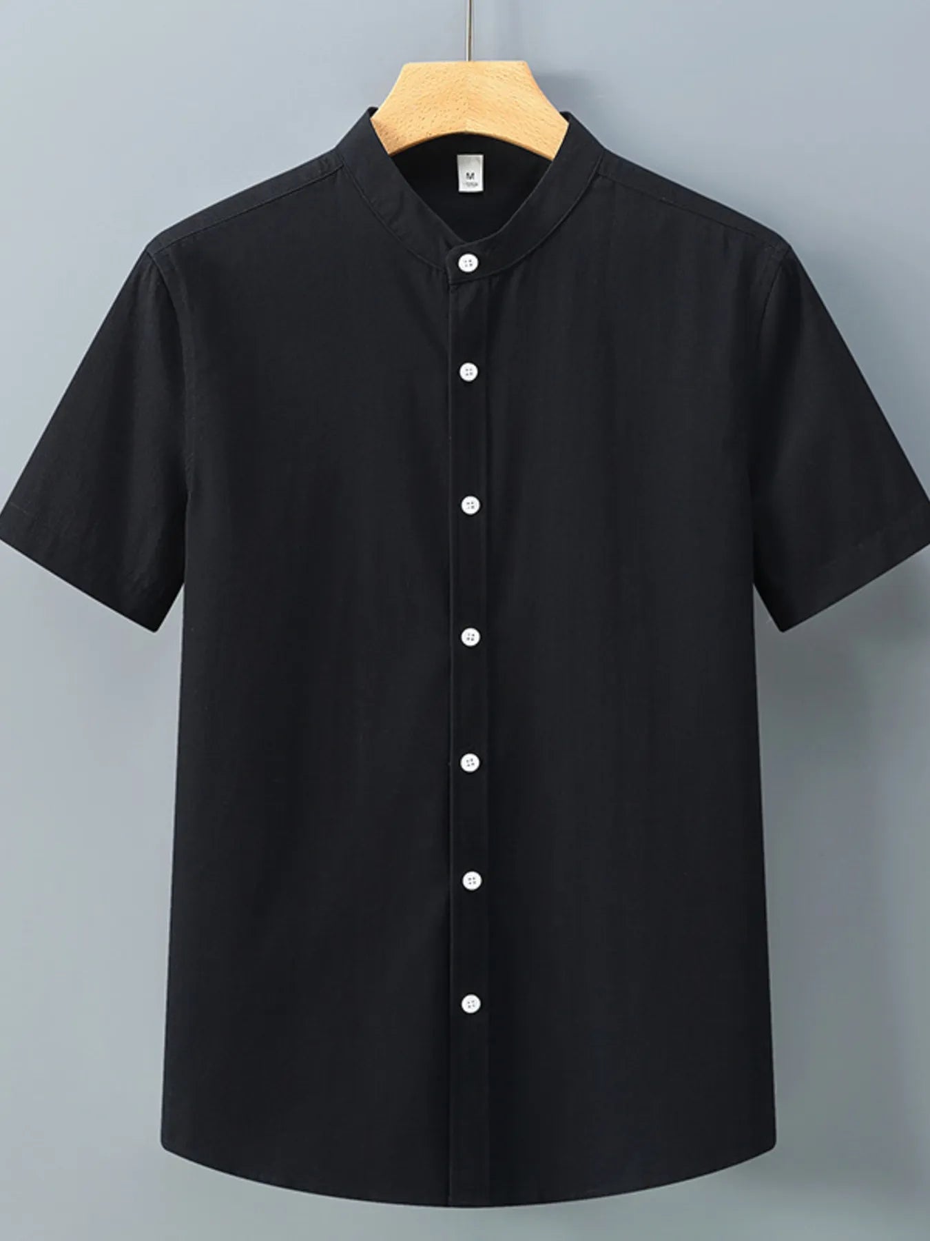 Men's Plus Size Button Up Short Sleeve Shirt - Farnelli