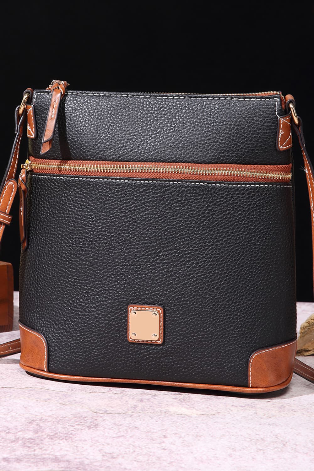 PU Leather Crossbody Bag - Farnelli