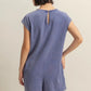 HYFVE Round Neck Cap Sleeve Relaxed Fit Breezy Romper - Farnelli