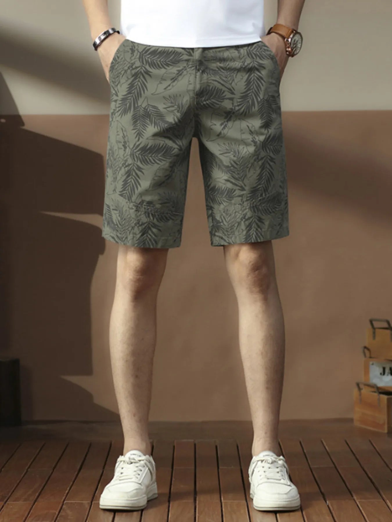 Men's Printed Loose Fit Shorts - Farnelli