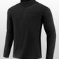 Men's Plus Size Quarter Zip Long Sleeve Sweatshirt - Farnelli