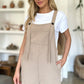 Double Take Full Size Texture Sleeveless Romper - Farnelli