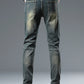 Men's Distressed Slim Fit Jeans - Farnelli