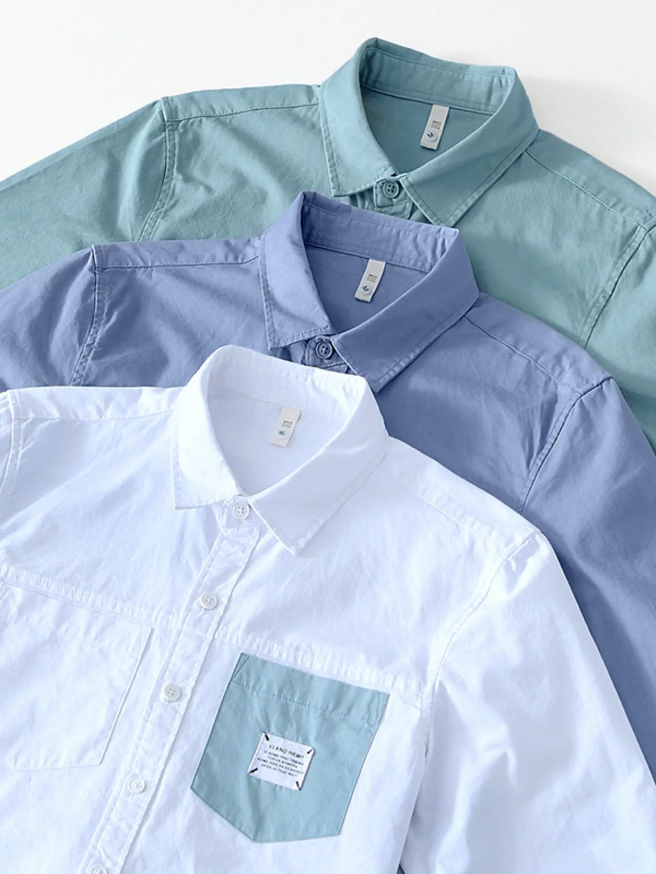Men's Plus Size Button Up Long Sleeve Shirt - Farnelli