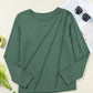 Anna Asymmetric Seam Detail Long Sleeve Top - Farnelli