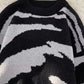 Men's Contrast Round Neck Sweater - Farnelli