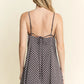 Jade By Jane Full Size Checkered Sleeveless Dress Plus Size - Farnelli