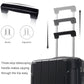 HouseOfZazla 20-inch black hardshell carry-on luggage with TSA lock