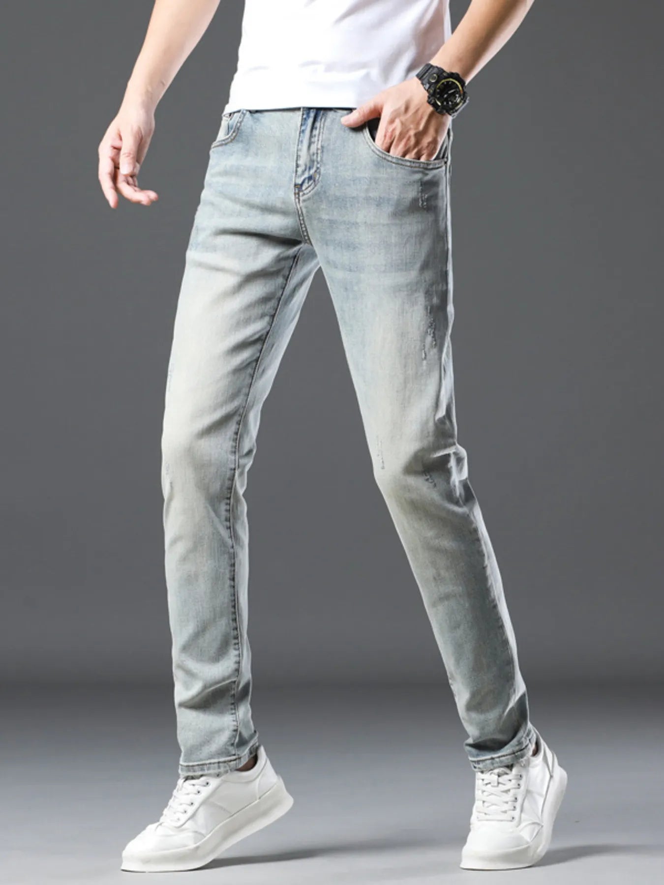 Men's Wash Slim Fit Jeans - Farnelli