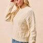 BiBi Checker Board Drop Shoulder Sweater - Farnelli